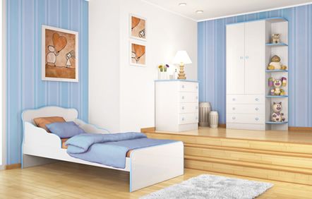 Jogo de quarto doce sonho com cama