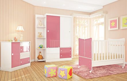 Jogo de quarto infantil doce magia