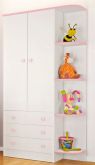 Guarda Roupa Infantil 2 Portas com Cantoneira Doce Sonho