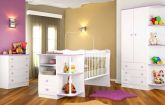 Jogo de Quarto Infantil Berço com Cantoneira Doce Sonho 3 Pç